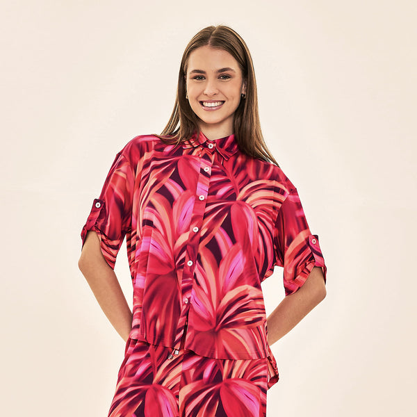 Camisa UV Com Proteção Solar Copa Color - ESTAMPA FOGOS