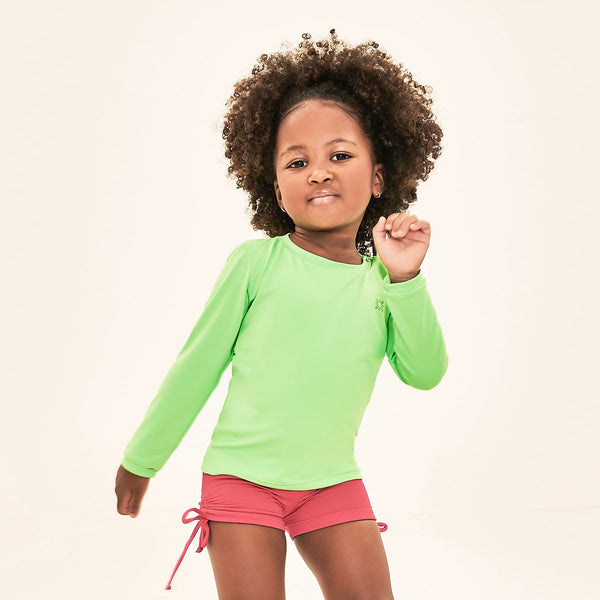 Camisa UV Bebê Com Proteção Solar-LIMAO FLUOR