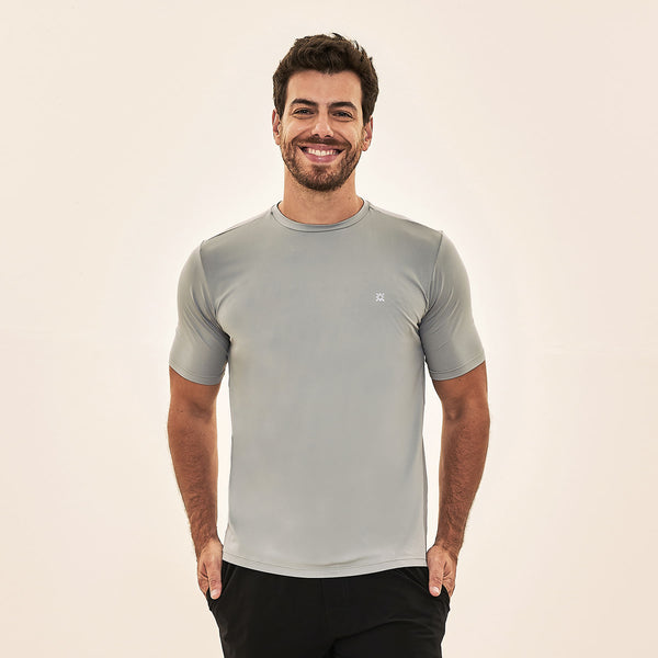 Camisa UV Com Proteção Solar Uvpro Cinza