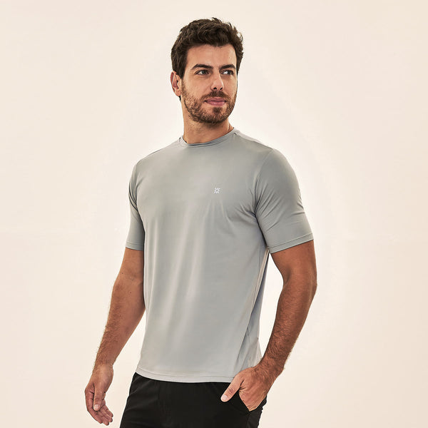 Camisa UV Com Proteção Solar Uvpro Cinza
