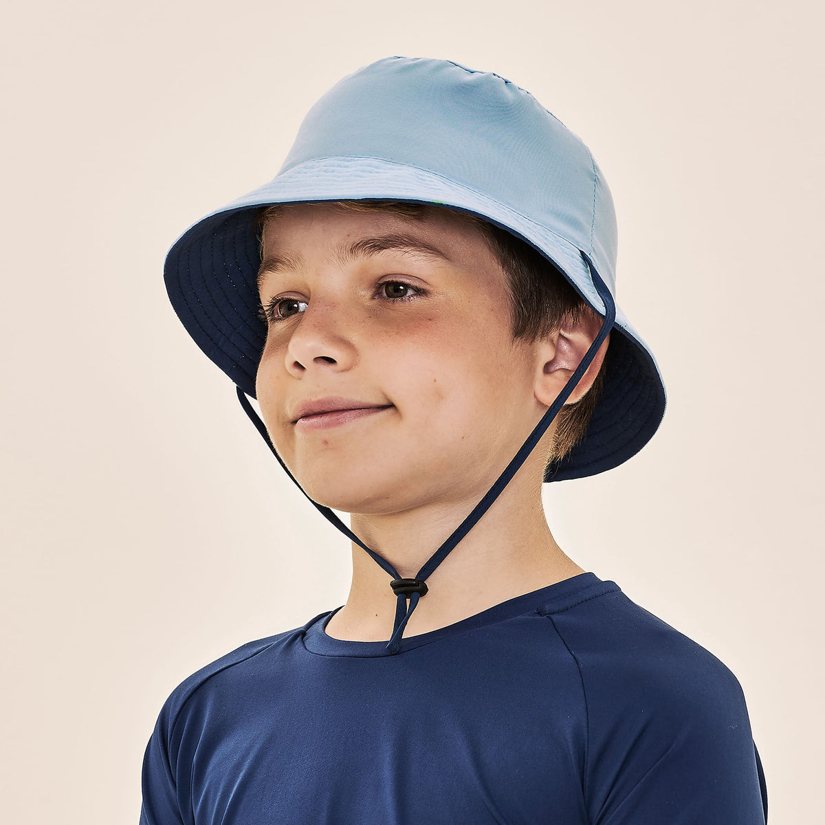 Chapéu UV Infantil Com Proteção Solar Basic Kids - MARINHO/AZUL CEU
