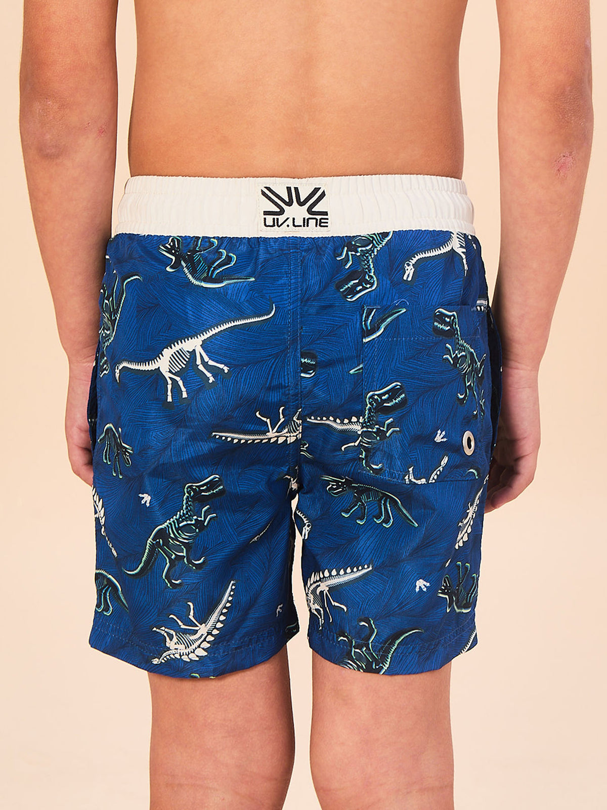 Shorts Acqua Infantil UV Com Proteção Solar - ESTAMPA DINO