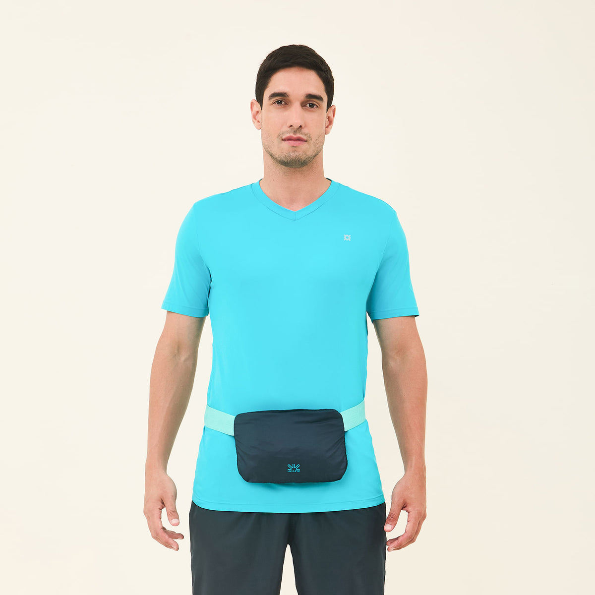 Jaqueta UV Com Proteção Solar Masculina Bag Elastic-MARINHO