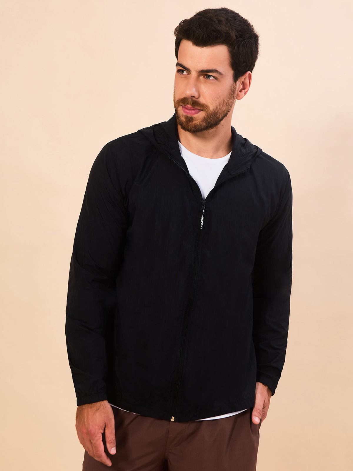 Jaqueta UV Com Proteção Solar New Corta Vento Bag ML MASC - PRETO