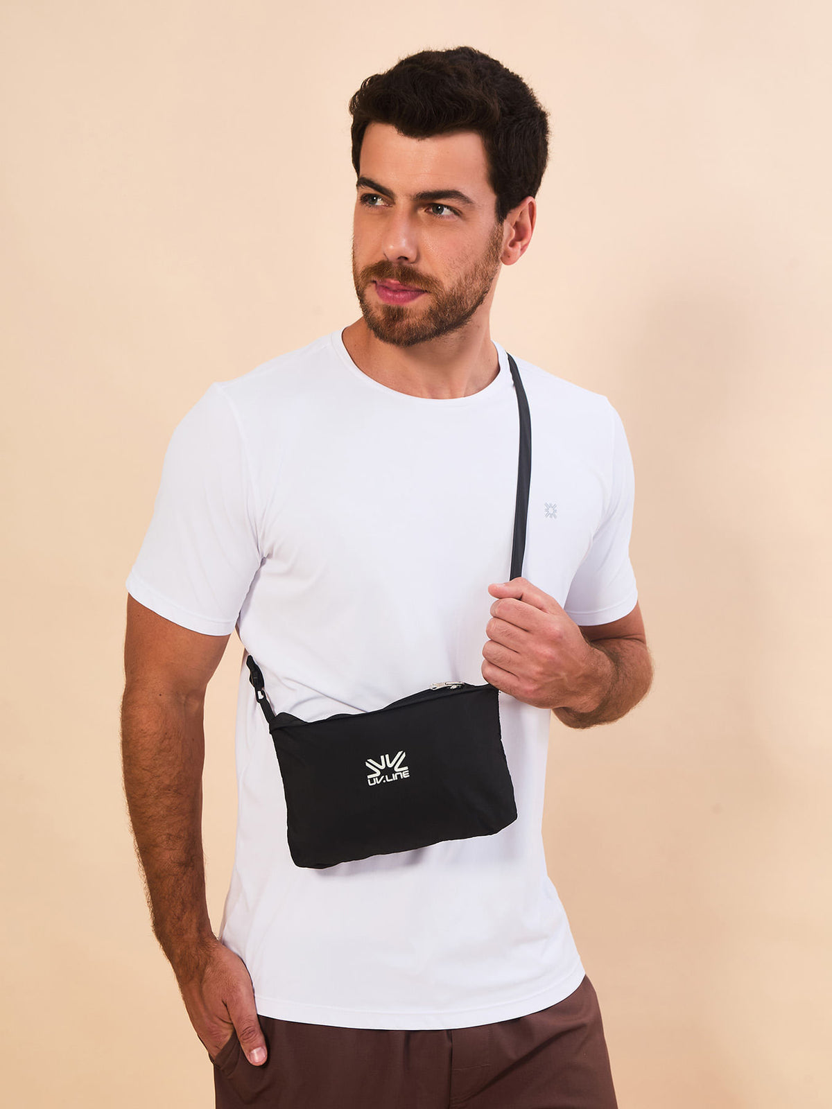 Jaqueta UV Com Proteção Solar New Corta Vento Bag ML MASC - PRETO