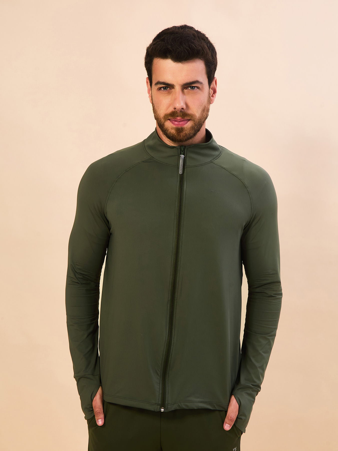 Casaco UV Com Proteção Solar New Fit Color ML MASC - VERDE CACTO