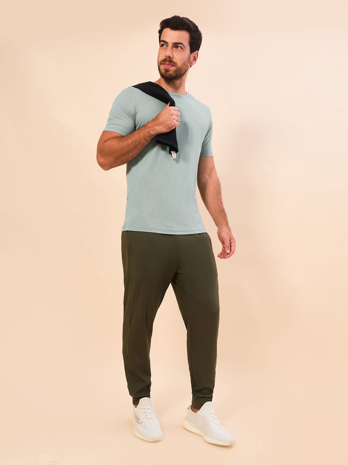 Camisa UV Masculina Com Proteção Solar New Fit MC - VERDE AGUA
