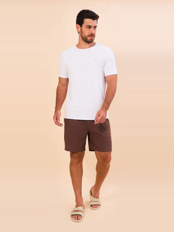 Camisa UV Masculina Com Proteção Solar New Fit MC - OFF WHITE
