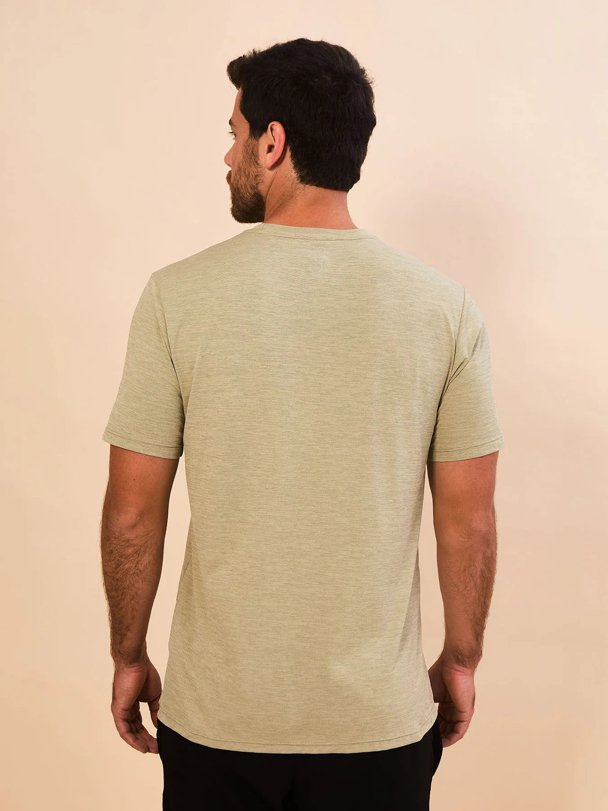 Camisa UV Masculina Com Proteção Solar New Fit Mescla MC - AREIA