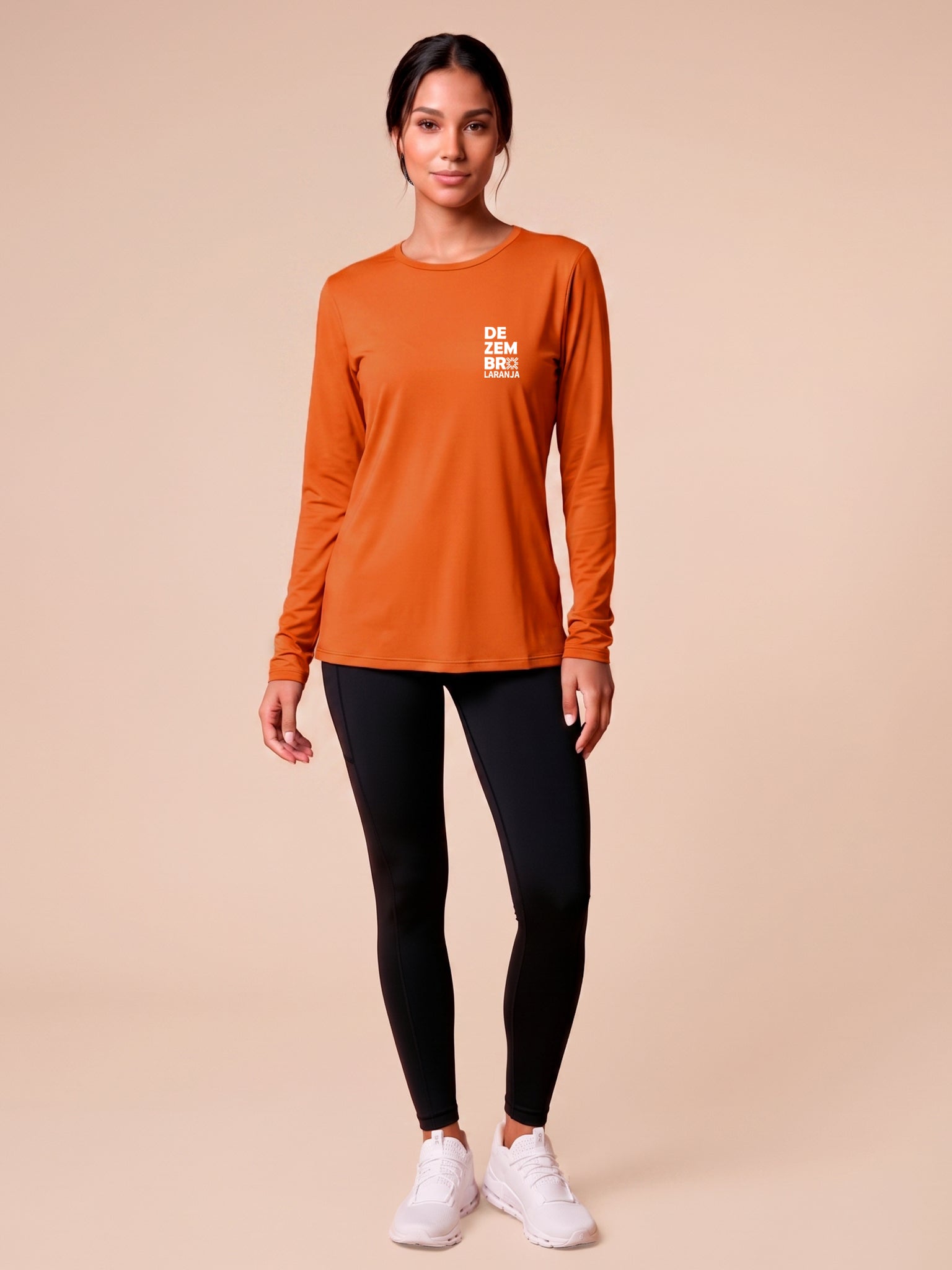 Camiseta UVLINE UVPRO Dezembro Laranja | Feminino