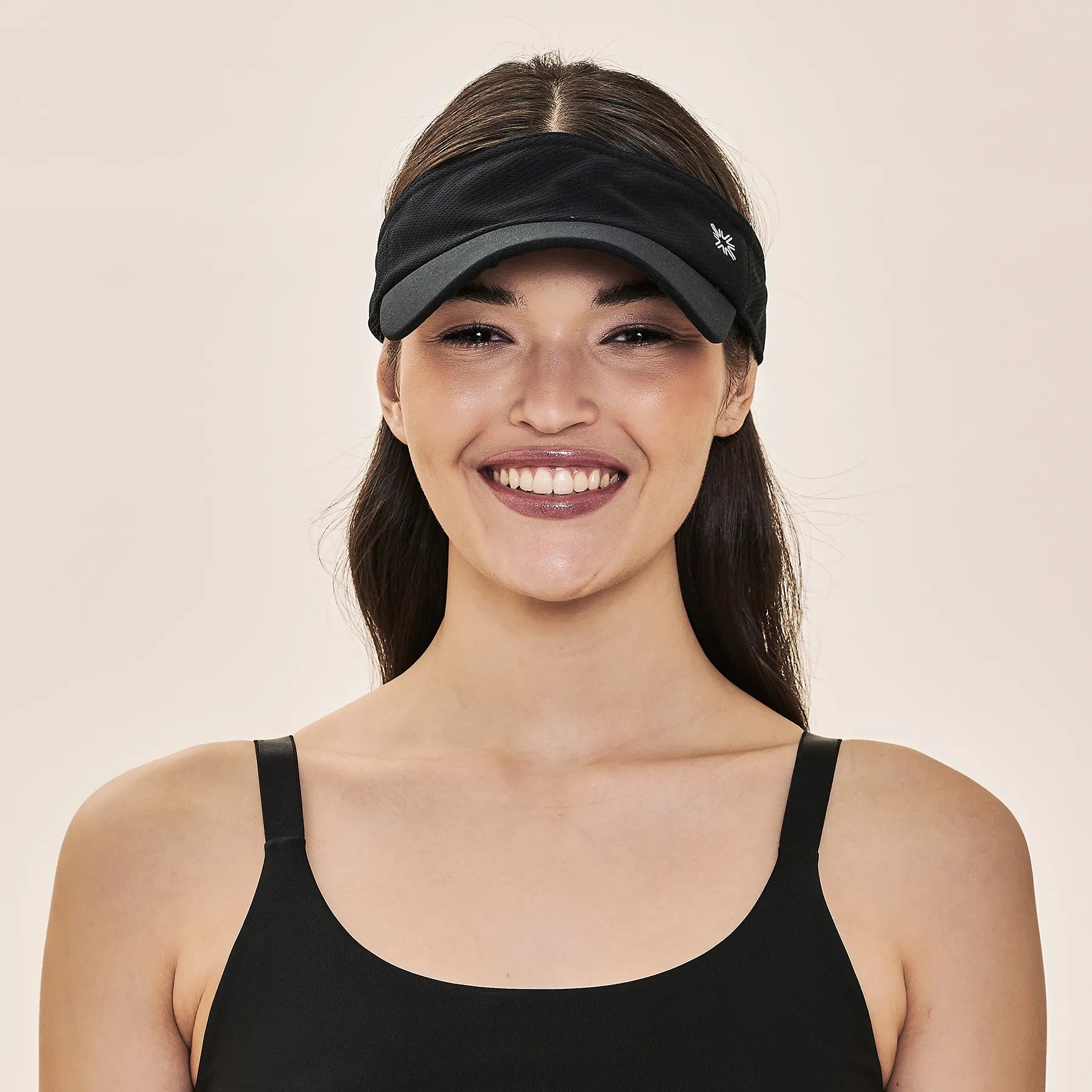 Viseira UV com Proteção Solar Athletic Dry Preto