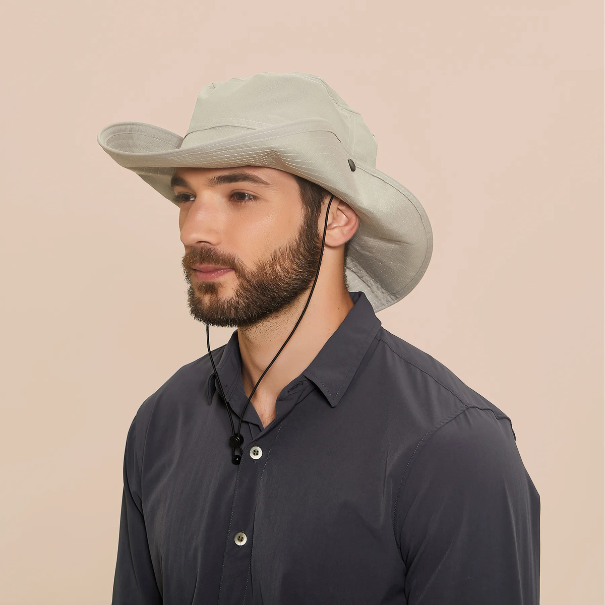 Chapéu Safari Com Proteção Solar - AREIA
