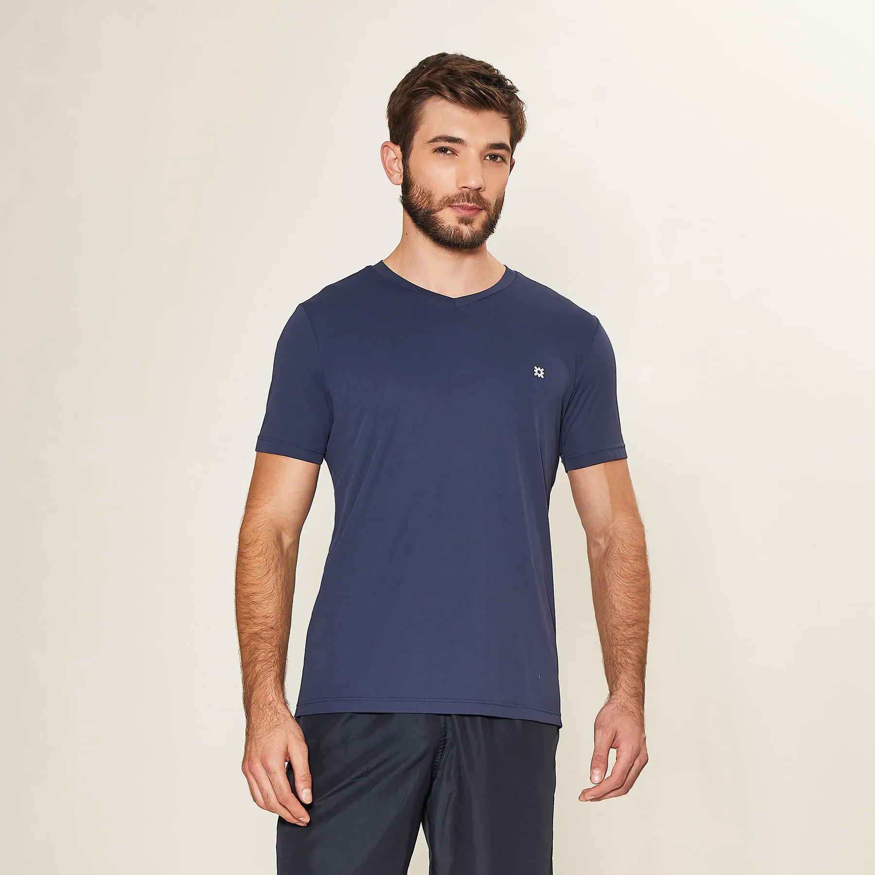 Camisa UV Masculina Com Proteção Solar Sport Fit Marinho