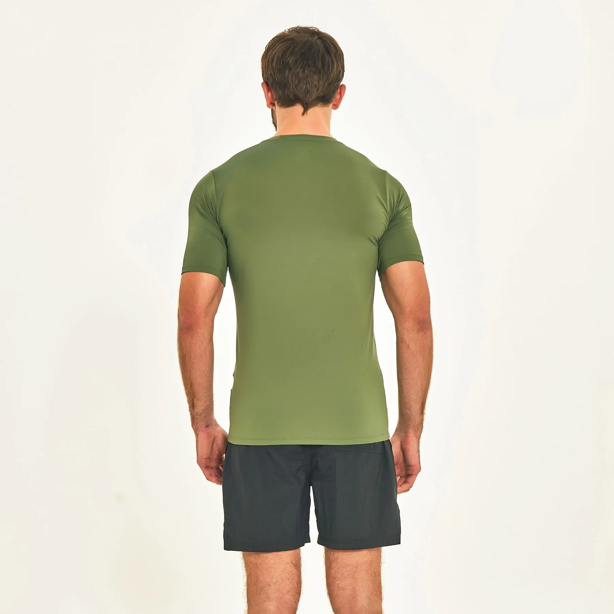 Camisa UV Masculina Com Proteção Solar Uvpro Verde Militar