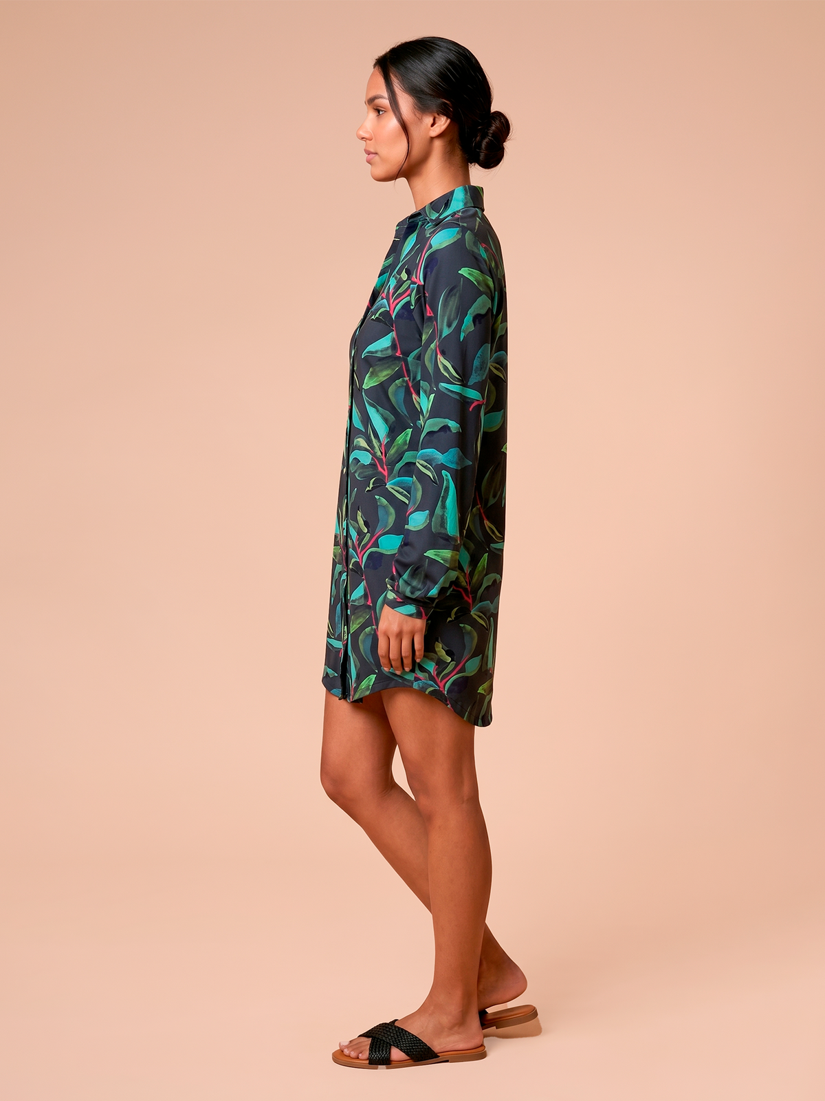 Saída de Praia UV.LINE Chemise Garden | Feminino