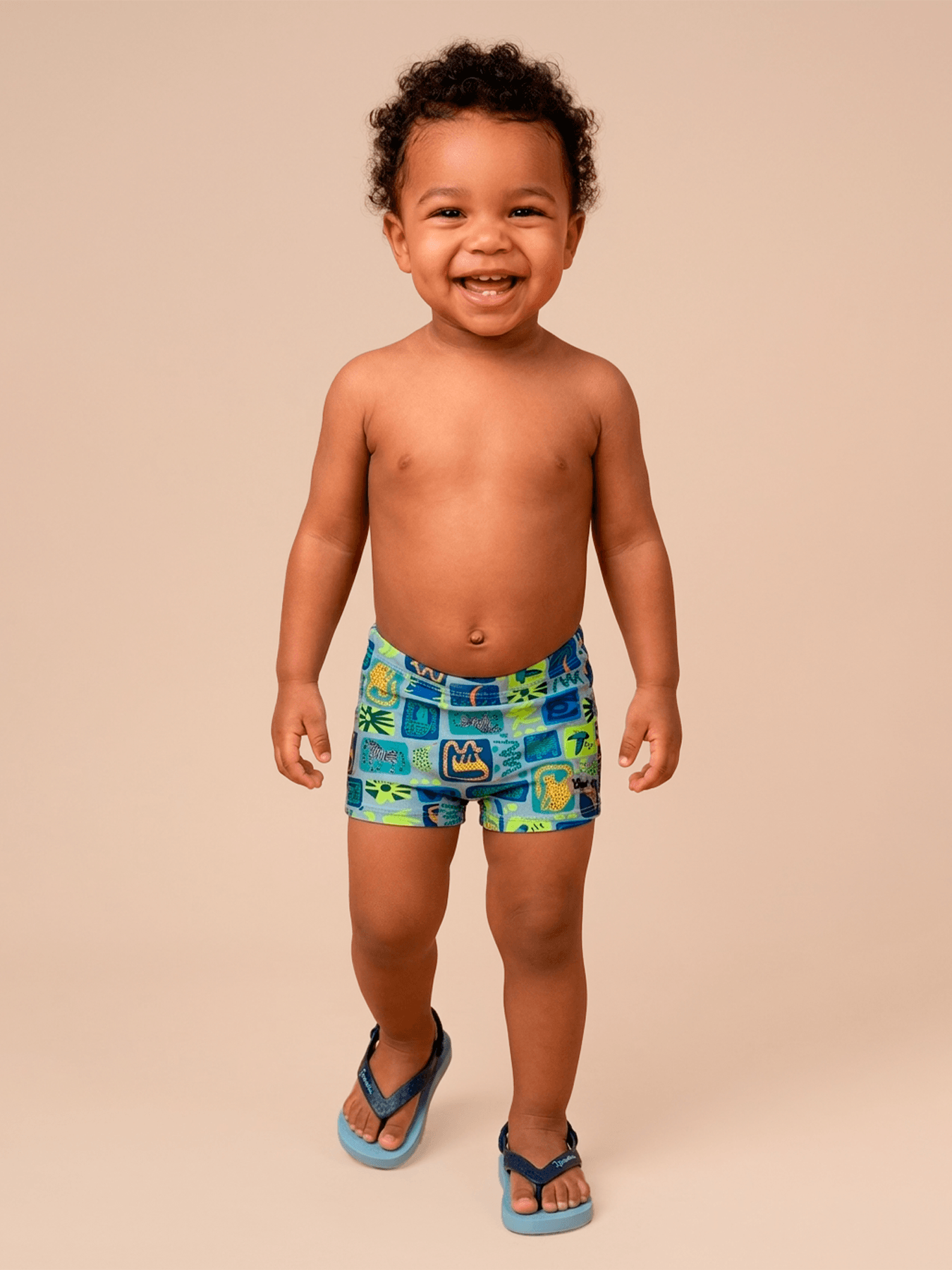 Conjunto Baby UV Com Proteção Solar ML - Estampa Selos