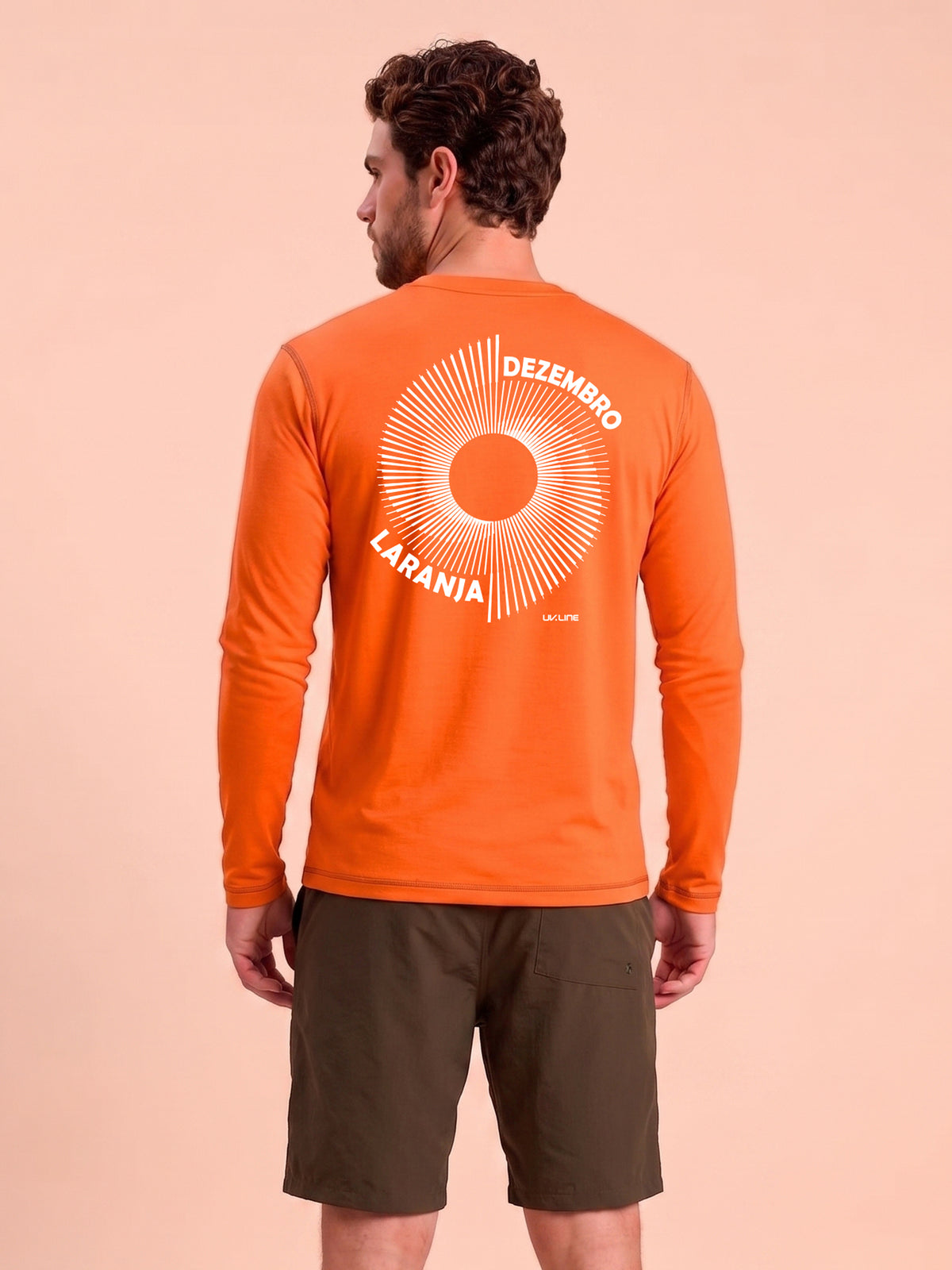 Camiseta UVLINE UVPRO Dezembro Laranja | Masculino