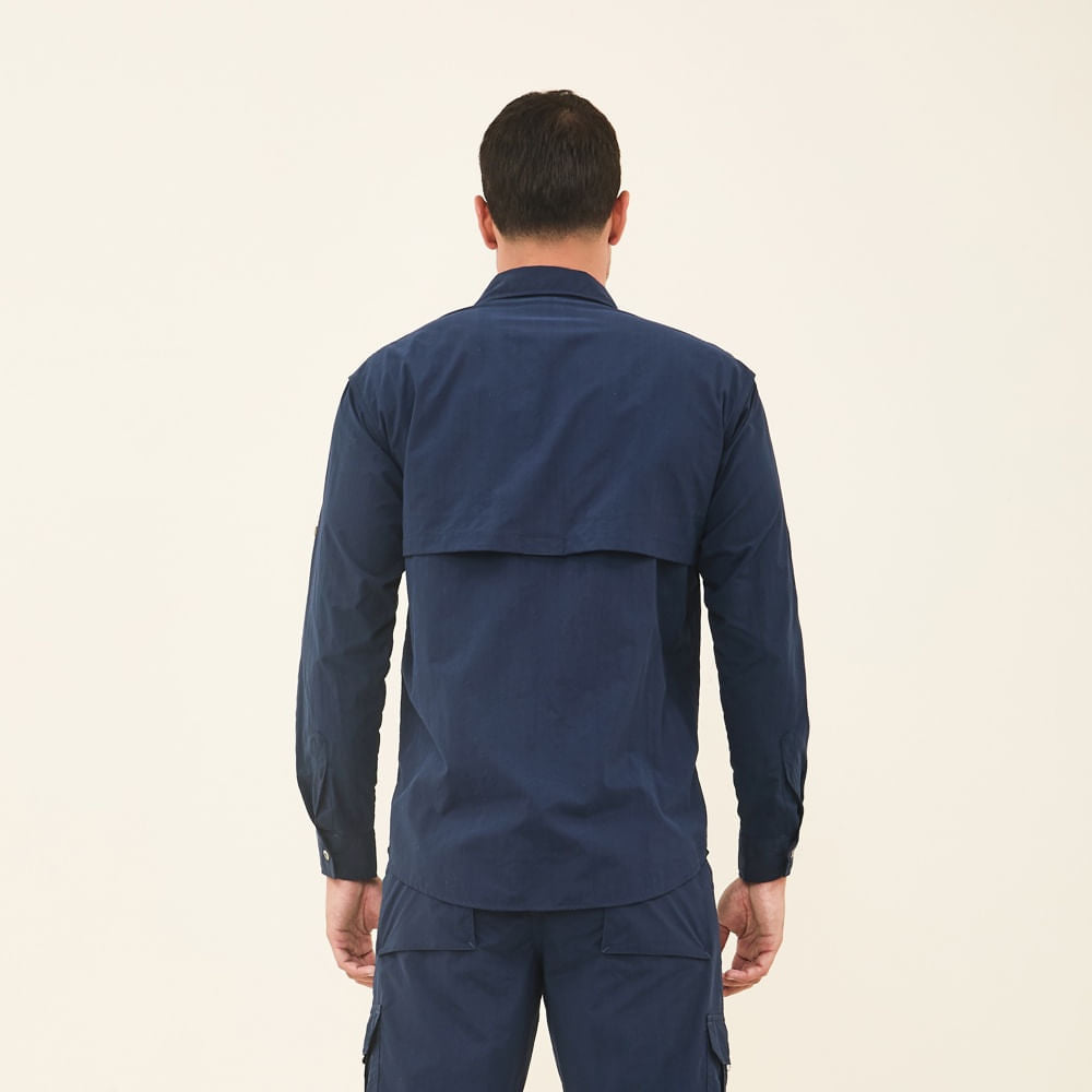 Camisa UV Com Proteção Solar Tenerife - AZUL MARINHO