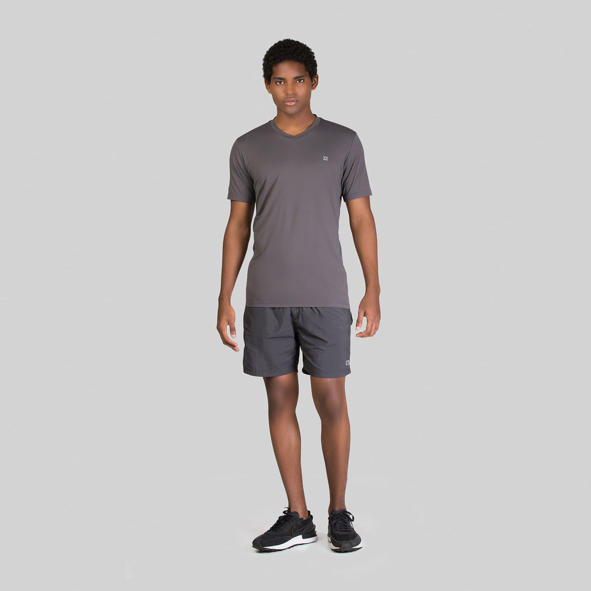 Camisa UV Masculina Com Proteção Solar Sport Fit Chumbo
